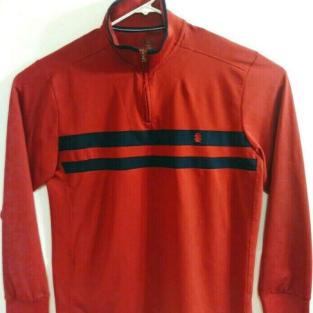 Izod Performance Men's Red Long Sleeve Pullover